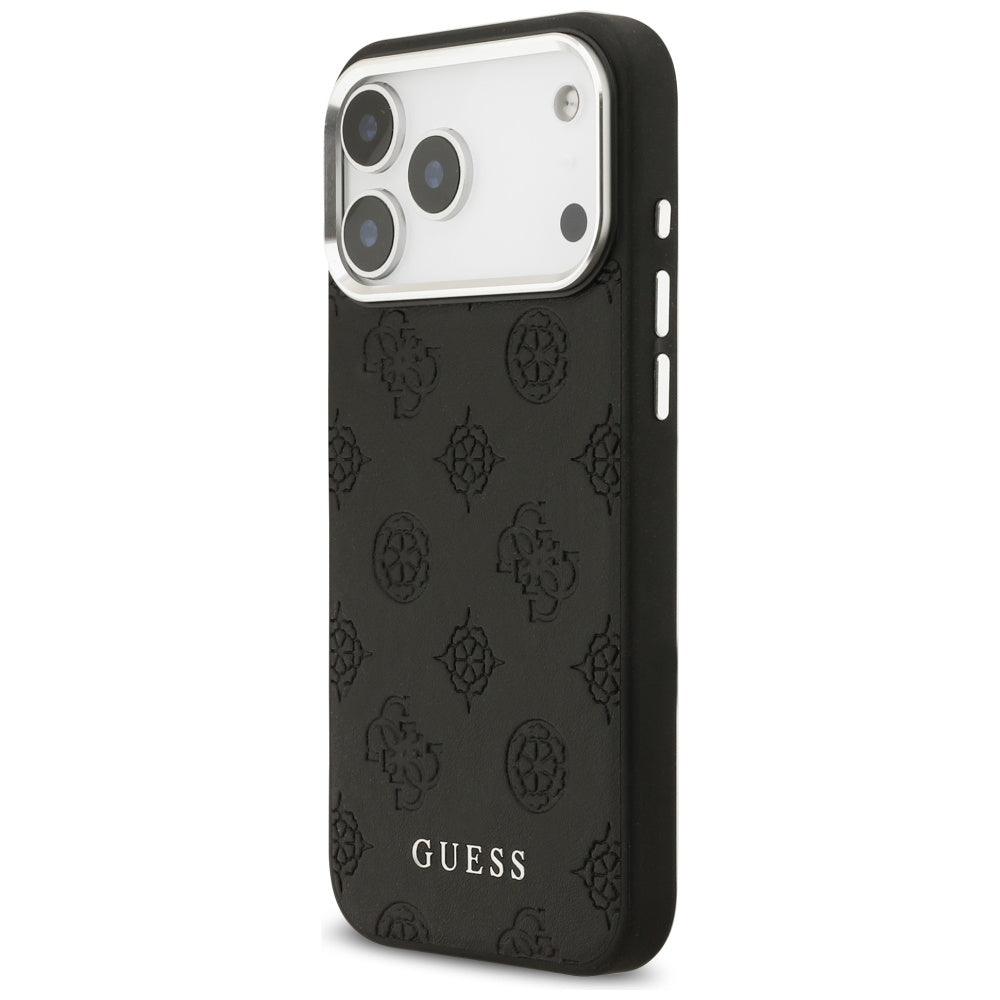 MagSafe cover til Apple iPhone 17 Pro Max, Guess, Peony Hot Stamp Script, Sort