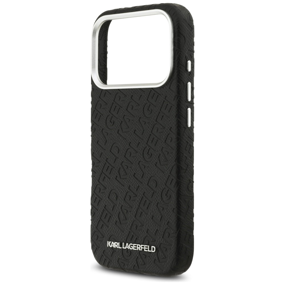 MagSafe cover til Apple iPhone 17 Pro Max, Karl Lagerfeld, FW Stamped Karl, Sort