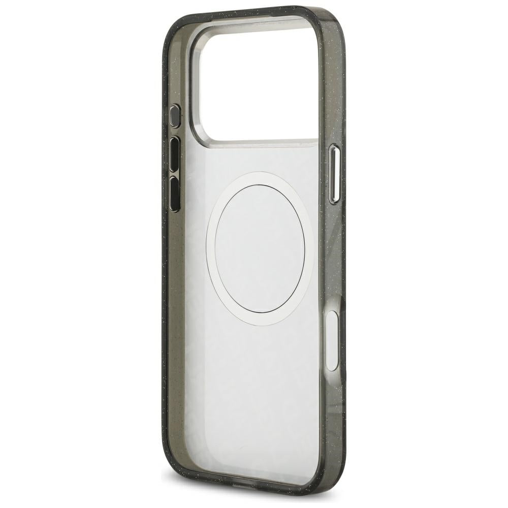 MagSafe cover til Apple iPhone 17 Pro Max, Karl Lagerfeld, Glitter Karl & Choupette Head, Sort