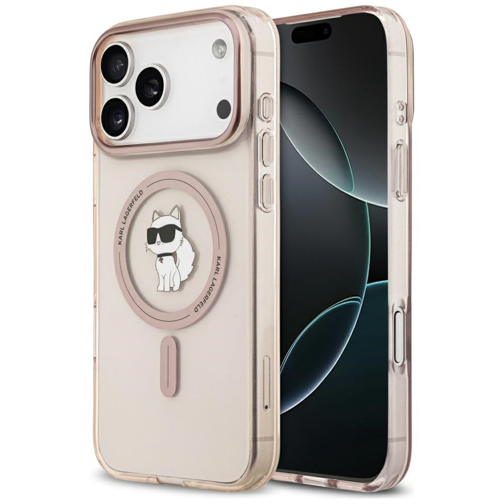 MagSafe cover til Apple iPhone 17 Pro Max, Karl Lagerfeld, IML Choupette, Pink