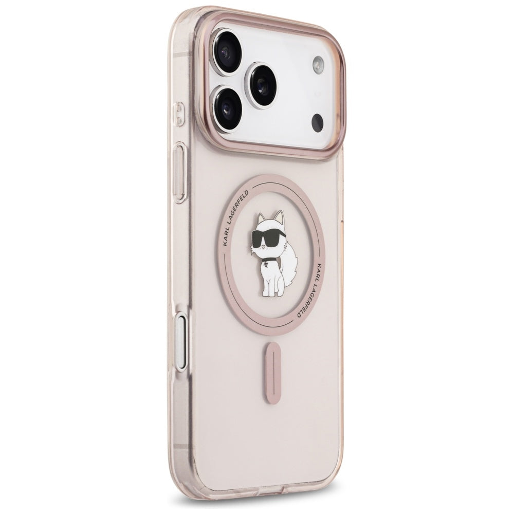 MagSafe cover til Apple iPhone 17 Pro Max, Karl Lagerfeld, IML Choupette, Pink