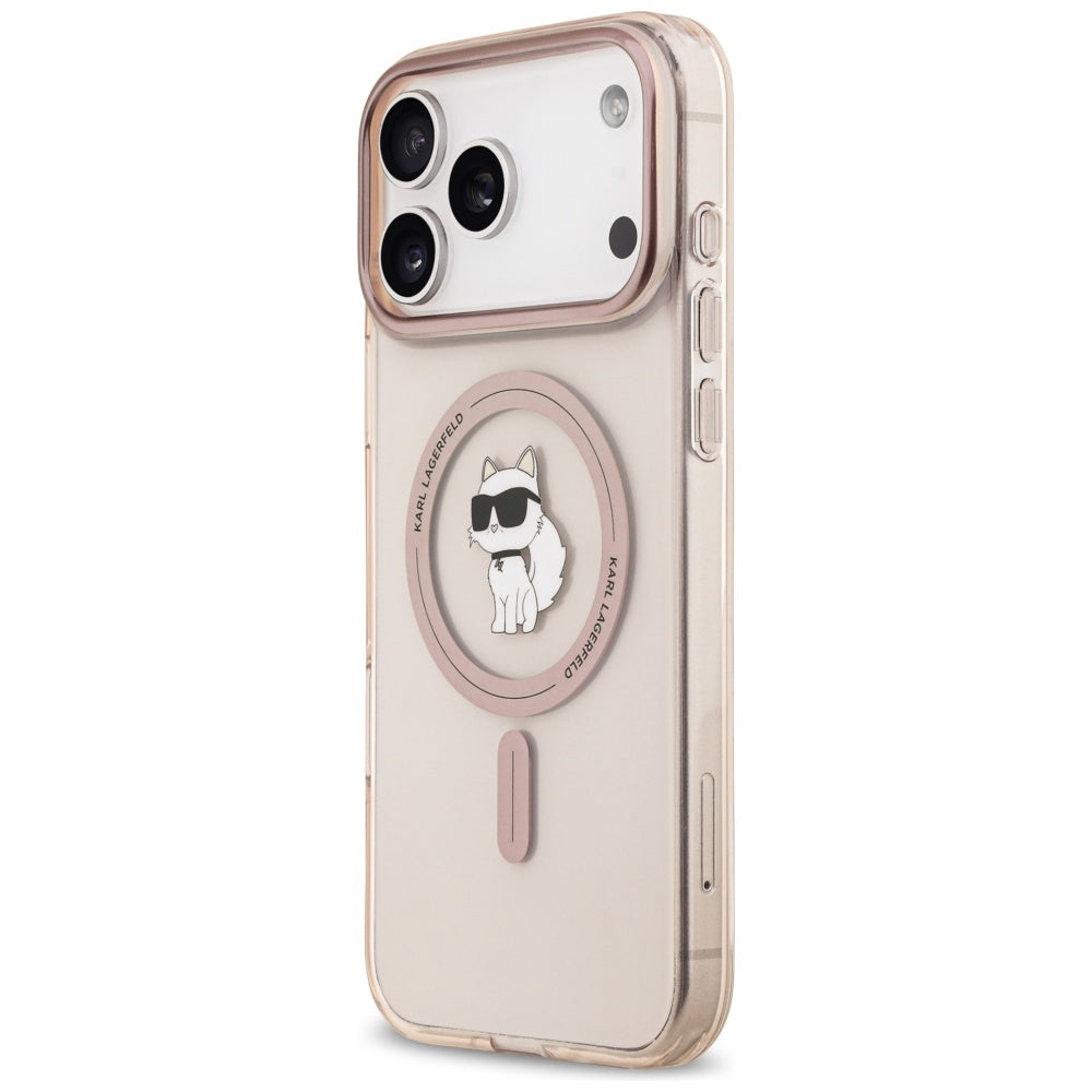 MagSafe cover til Apple iPhone 17 Pro Max, Karl Lagerfeld, IML Choupette, Pink