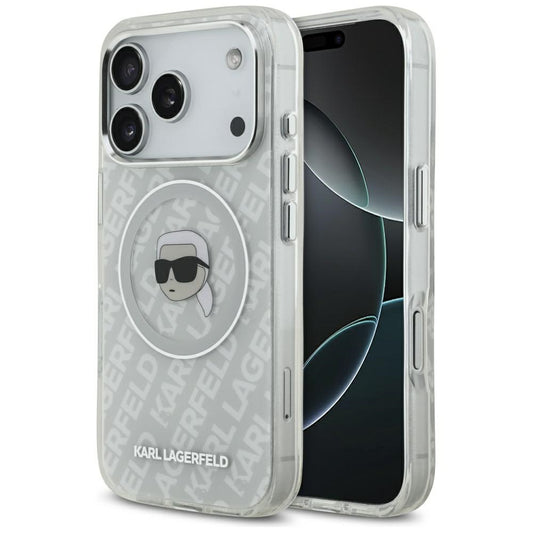 MagSafe cover til Apple iPhone 17 Pro Max, Karl Lagerfeld, IML Karl's Head, Grå