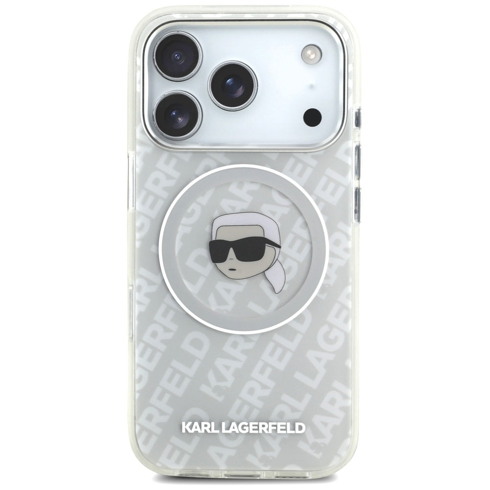 MagSafe cover til Apple iPhone 17 Pro Max, Karl Lagerfeld, IML Karl's Head, Grå