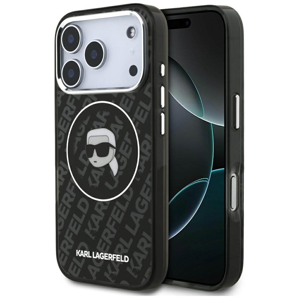 MagSafe cover til Apple iPhone 17 Pro Max, Karl Lagerfeld, IML Karl's Head, Sort