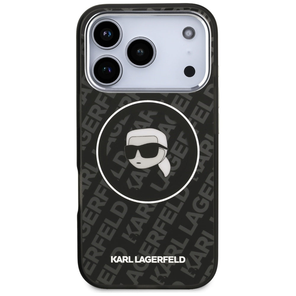 MagSafe cover til Apple iPhone 17 Pro Max, Karl Lagerfeld, IML Karl's Head, Sort