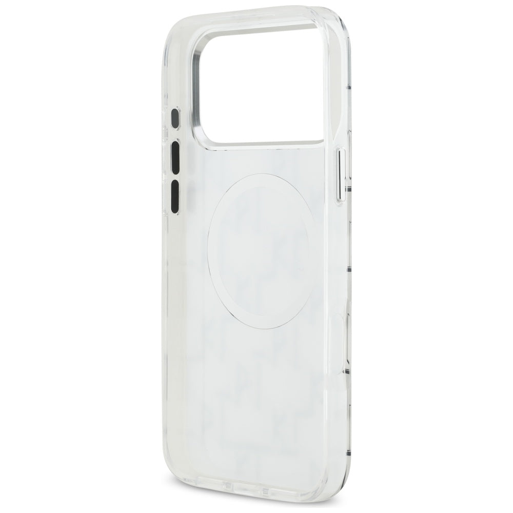 MagSafe cover til Apple iPhone 17 Pro Max, Karl Lagerfeld, IML KL Monogram, Hvid