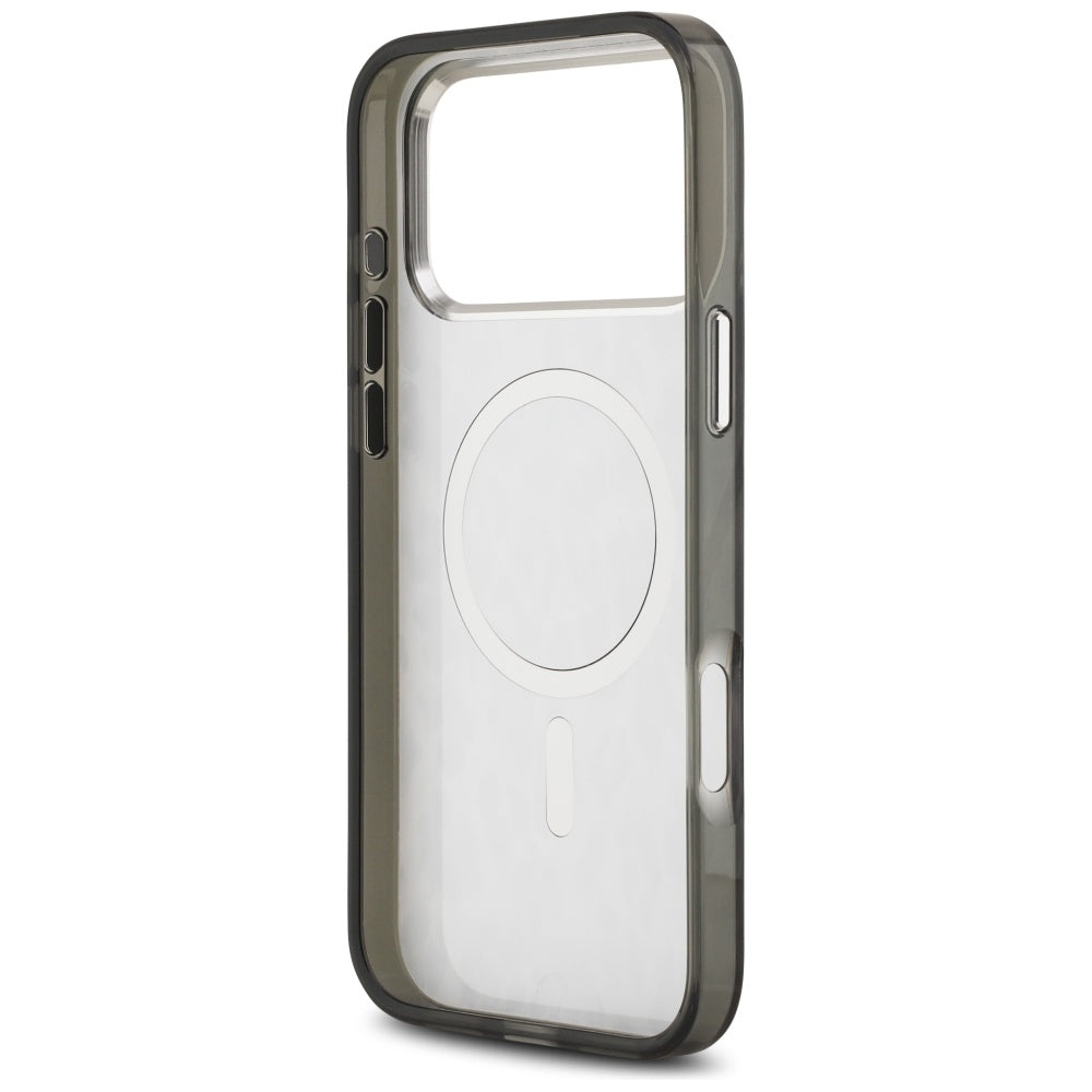 MagSafe cover til Apple iPhone 17 Pro Max, Karl Lagerfeld, IML Leopard Mønster, Sort