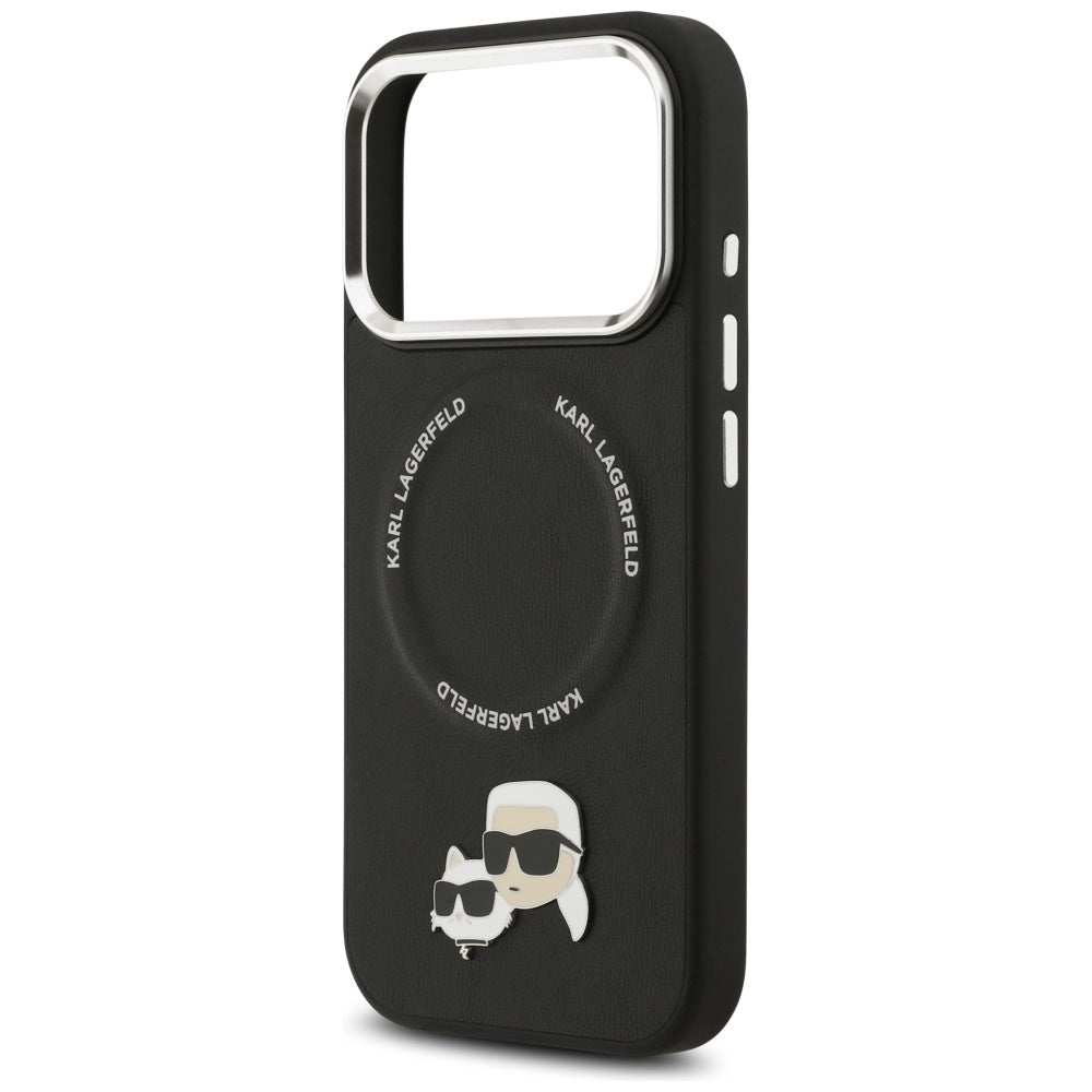MagSafe cover til Apple iPhone 17 Pro Max, Karl Lagerfeld, Karl & Choupette Pins, Sort