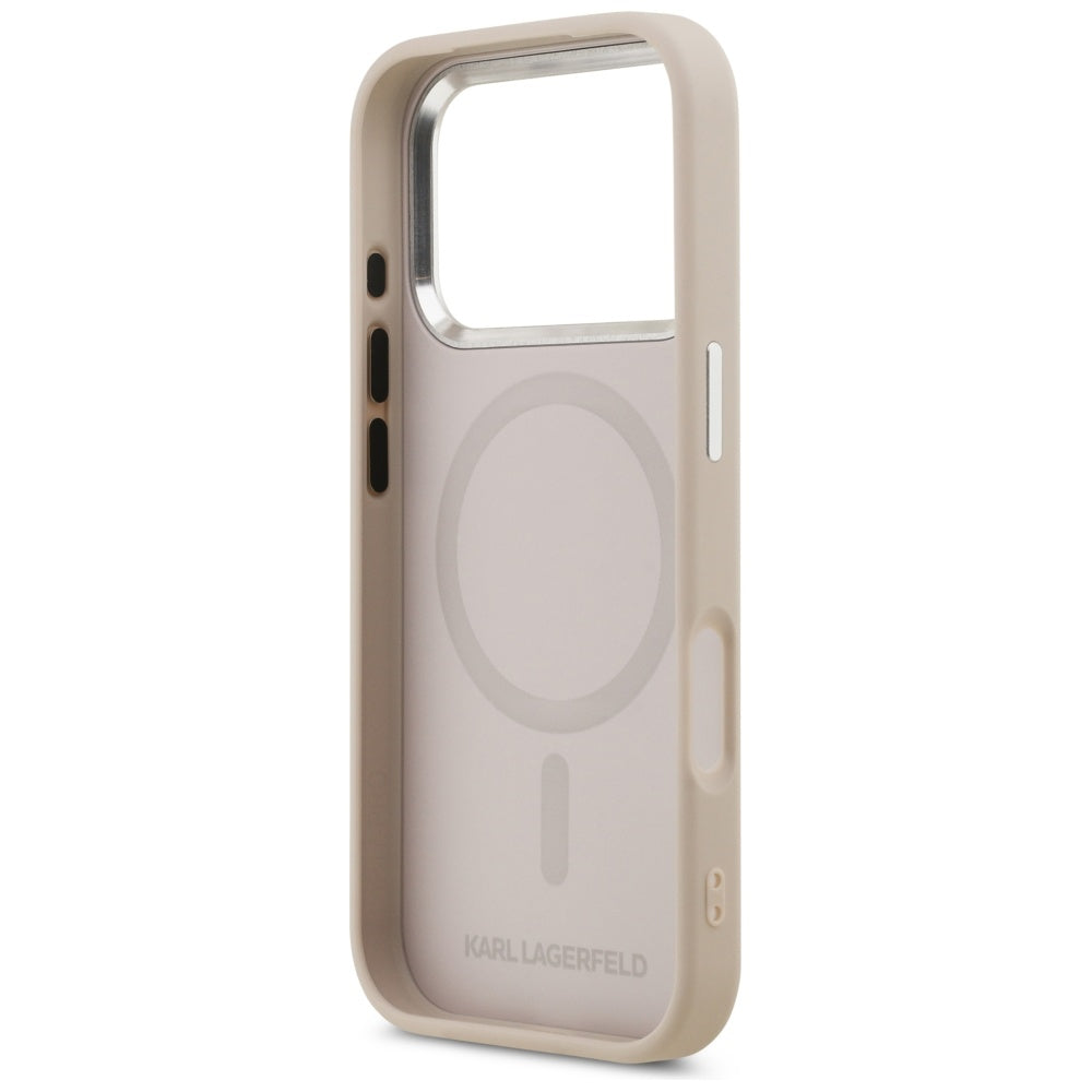 MagSafe cover til Apple iPhone 17 Pro Max, Karl Lagerfeld, Karl & Choupette Pins, Pink