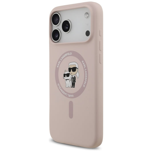 MagSafe cover til Apple iPhone 17 Pro Max, Karl Lagerfeld, Ring Karl & Choupette, Pink