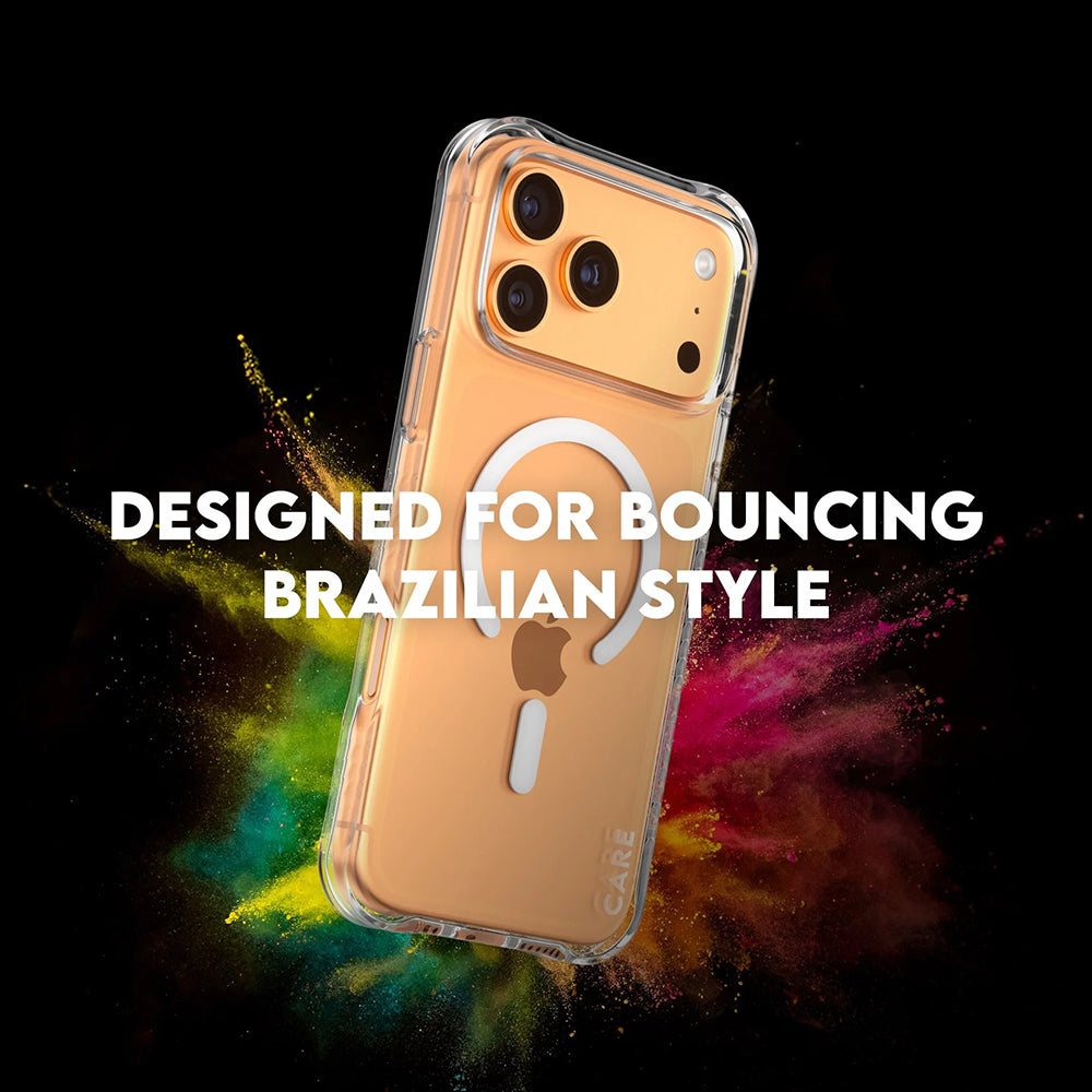 MagSafe cover til Apple iPhone 17 Pro Max, PanzerGlass, Fashionable Care, Hvid Transparent