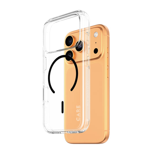 MagSafe cover til Apple iPhone 17 Pro Max, PanzerGlass, Care Urban Explorer, Sort Transparent