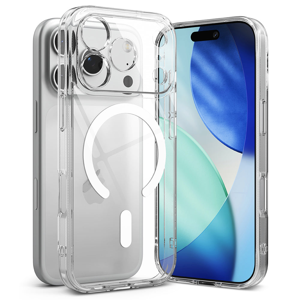MagSafe cover til Apple iPhone 17 Pro Max, Ringke, Fusion, Gennemsigtig