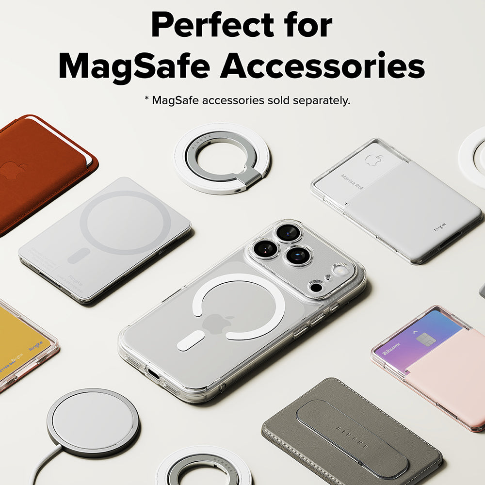 MagSafe cover til Apple iPhone 17 Pro Max, Ringke, Fusion, Gennemsigtig