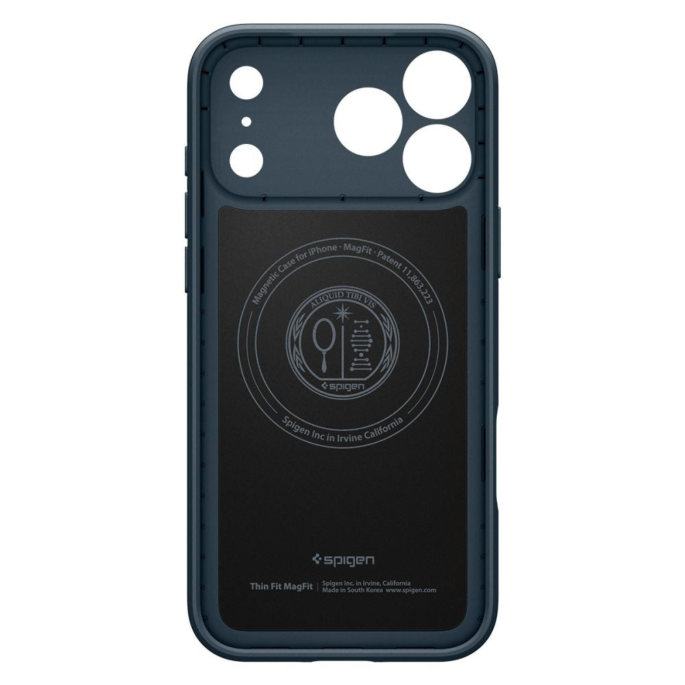 MagSafe cover til Apple iPhone 17 Pro Max, Spigen, Thin Fit, Blå ACS10277