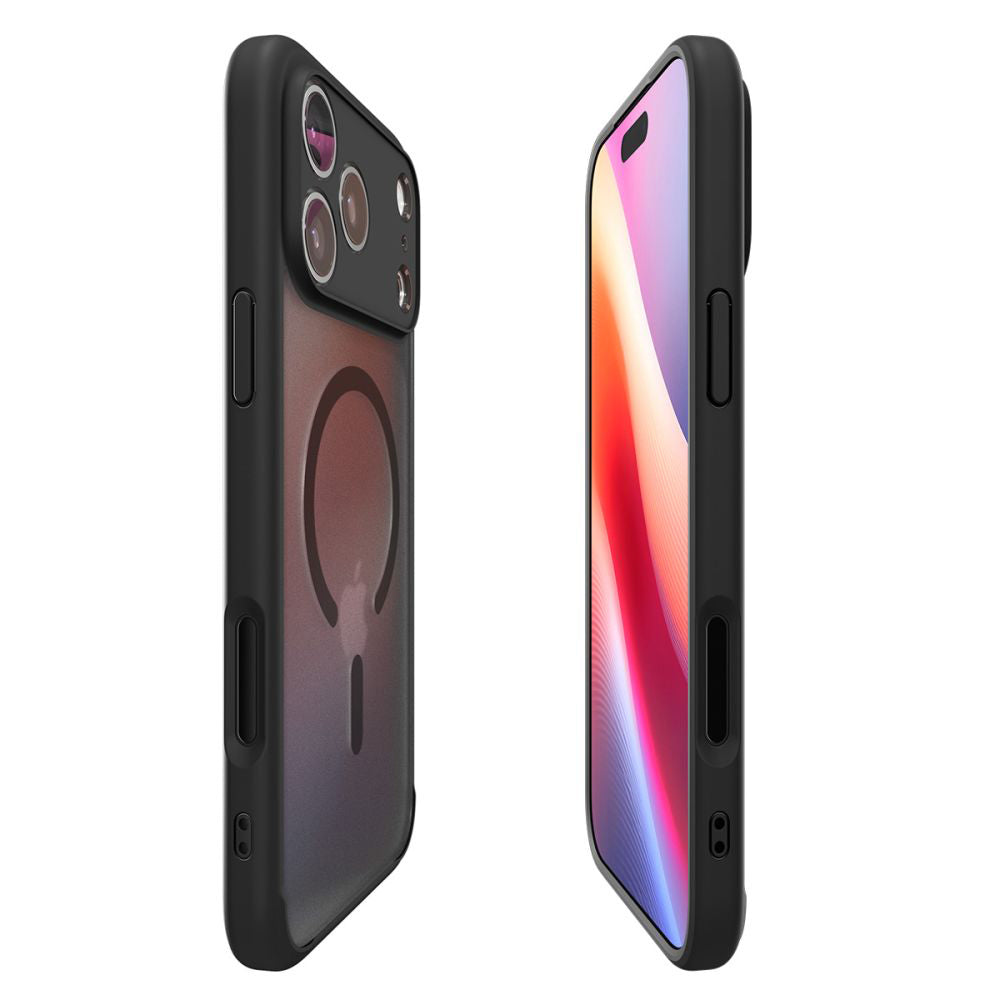 MagSafe cover til Apple iPhone 17 Pro Max, Spigen, Ultra Hybrid, Satin Sort ACS10285