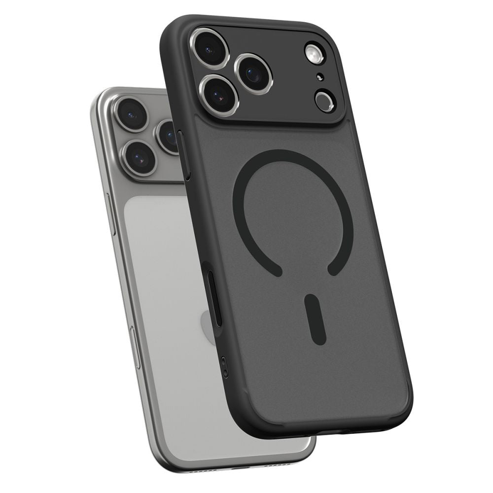 MagSafe cover til Apple iPhone 17 Pro Max, Spigen, Ultra Hybrid, Satin Sort ACS10285