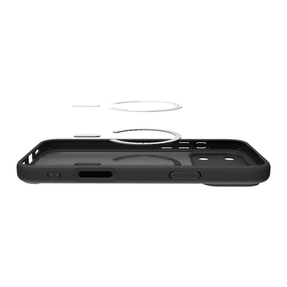 MagSafe cover til Apple iPhone 17 Pro Max, Spigen, Ultra Hybrid, Satin Sort ACS10285