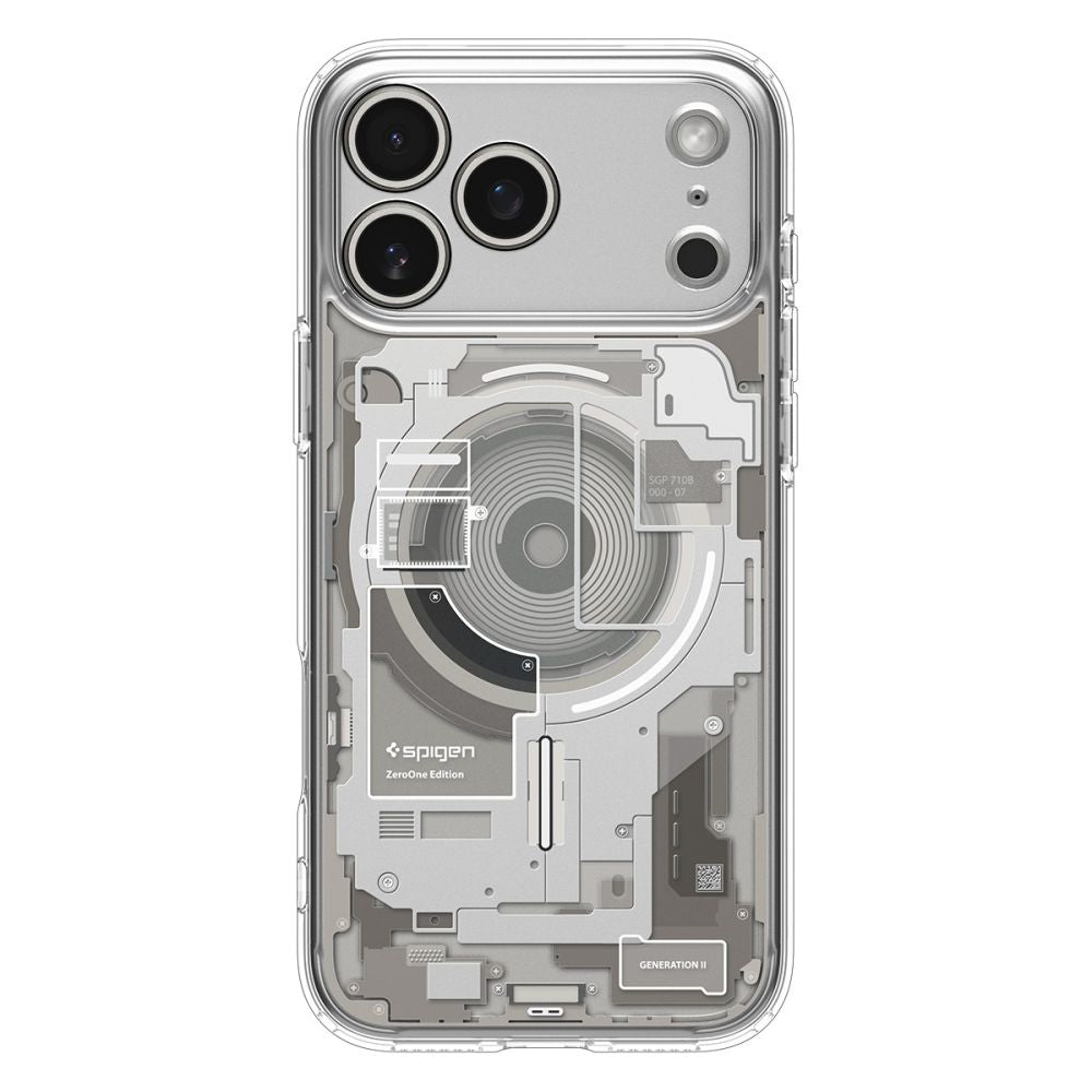Hus MagSafe til Apple iPhone 17 Pro Max, Spigen, Ultra Hybrid Neo One, Transparent ACS10290