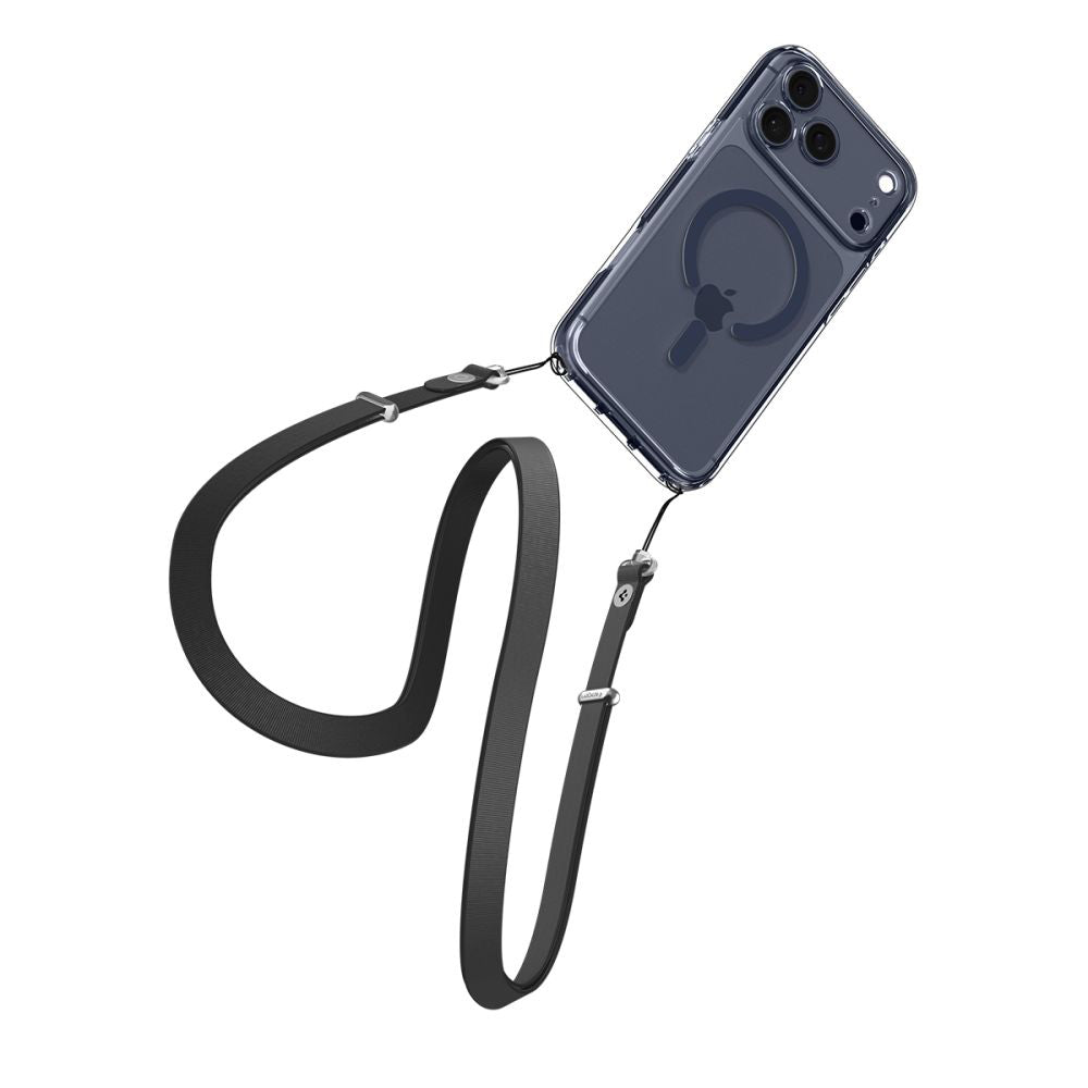 MagSafe cover til Apple iPhone 17 Pro Max, Spigen, Ultra Hybrid, Transparent Navy ACS11108