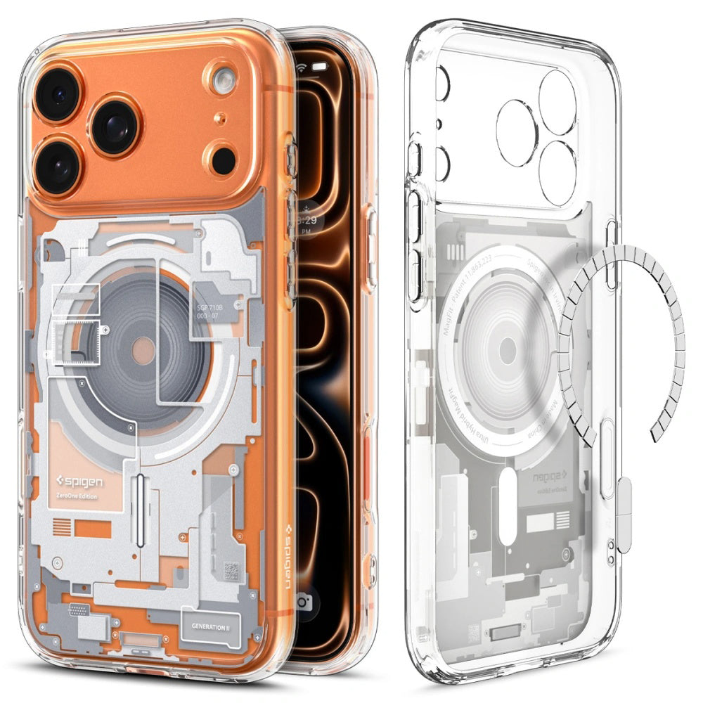 MagSafe cover til Apple iPhone 17 Pro Max, Spigen, Ultra Hybrid Zero One, Hvid ACS10287