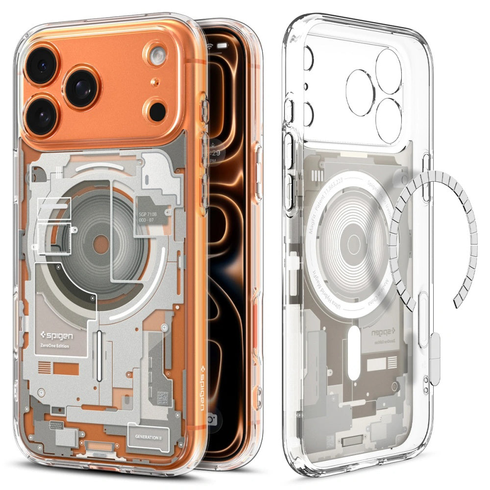 MagSafe cover til Apple iPhone 17 Pro Max, Spigen, Ultra Hybrid Zero One, Beige ACS10288