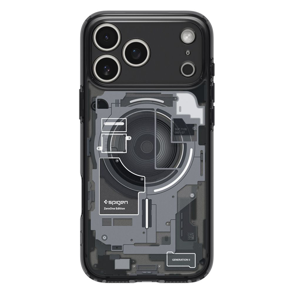 MagSafe cover til Apple iPhone 17 Pro Max, Spigen, Ultra Hybrid Zero One, Sort ACS10289