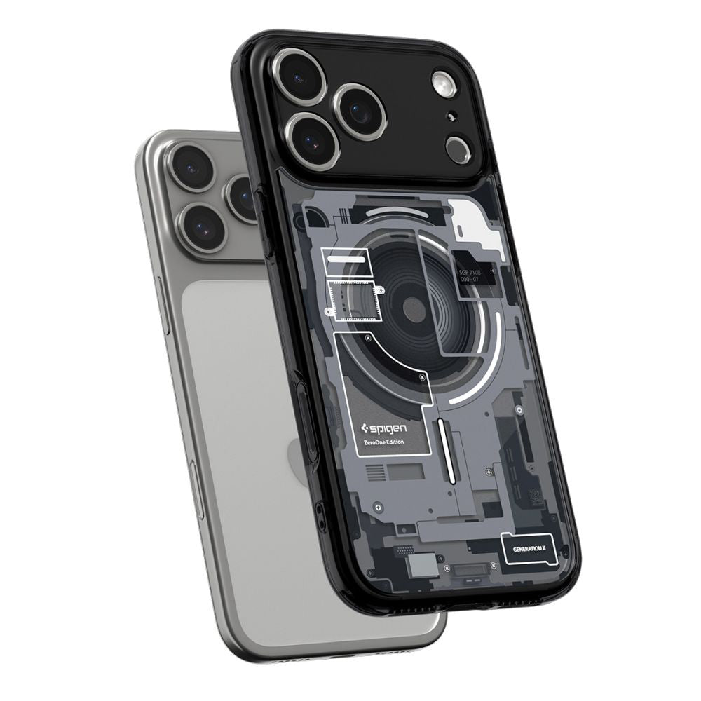 MagSafe cover til Apple iPhone 17 Pro Max, Spigen, Ultra Hybrid Zero One, Sort ACS10289
