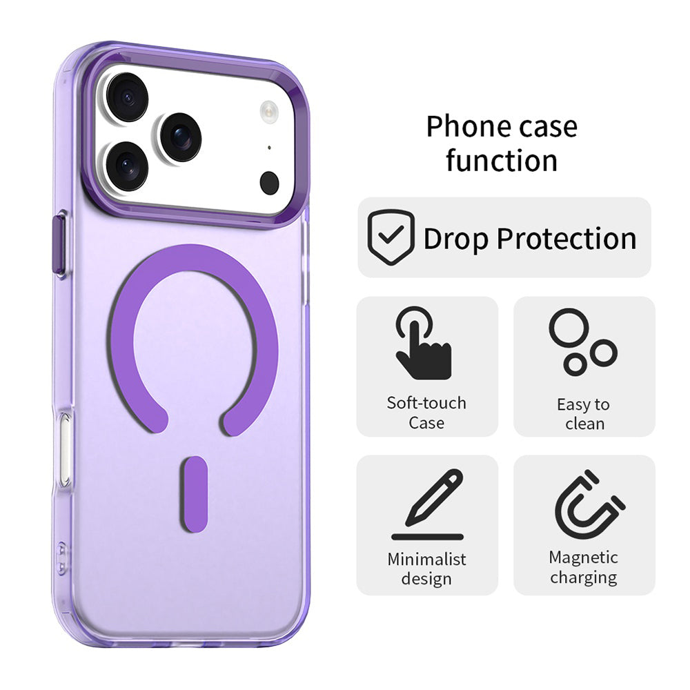 MagSafe cover til Apple iPhone 17 Pro Max, Techsuit, CandyCase, Lilla