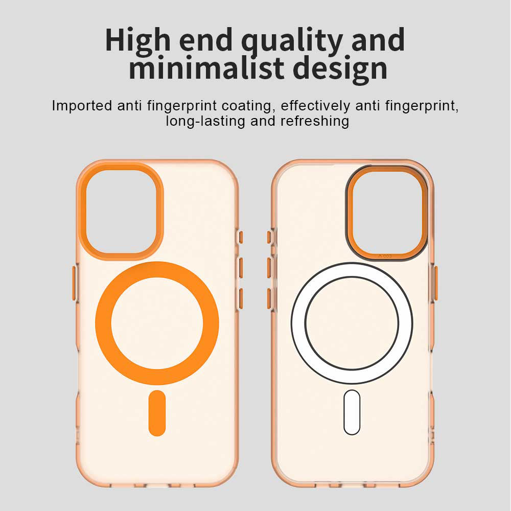 MagSafe cover til Apple iPhone 17 Pro Max, Techsuit, CandyCase, Orange