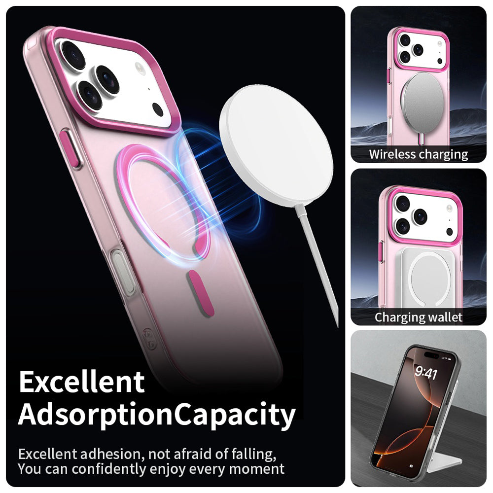 MagSafe cover til Apple iPhone 17 Pro Max, Techsuit, CandyCase, Pink