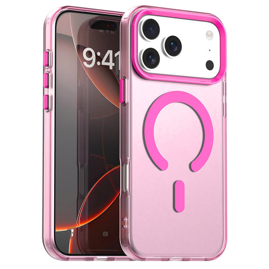 MagSafe Case for Apple iPhone 17 Pro Max, Techsuit, CandyCase, Pink