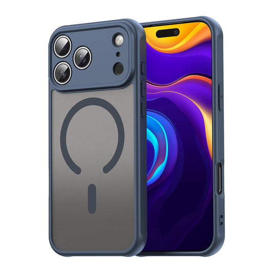 MagSafe cover til Apple iPhone 17 Pro Max, Techsuit, HaloFrost II, Marineblå