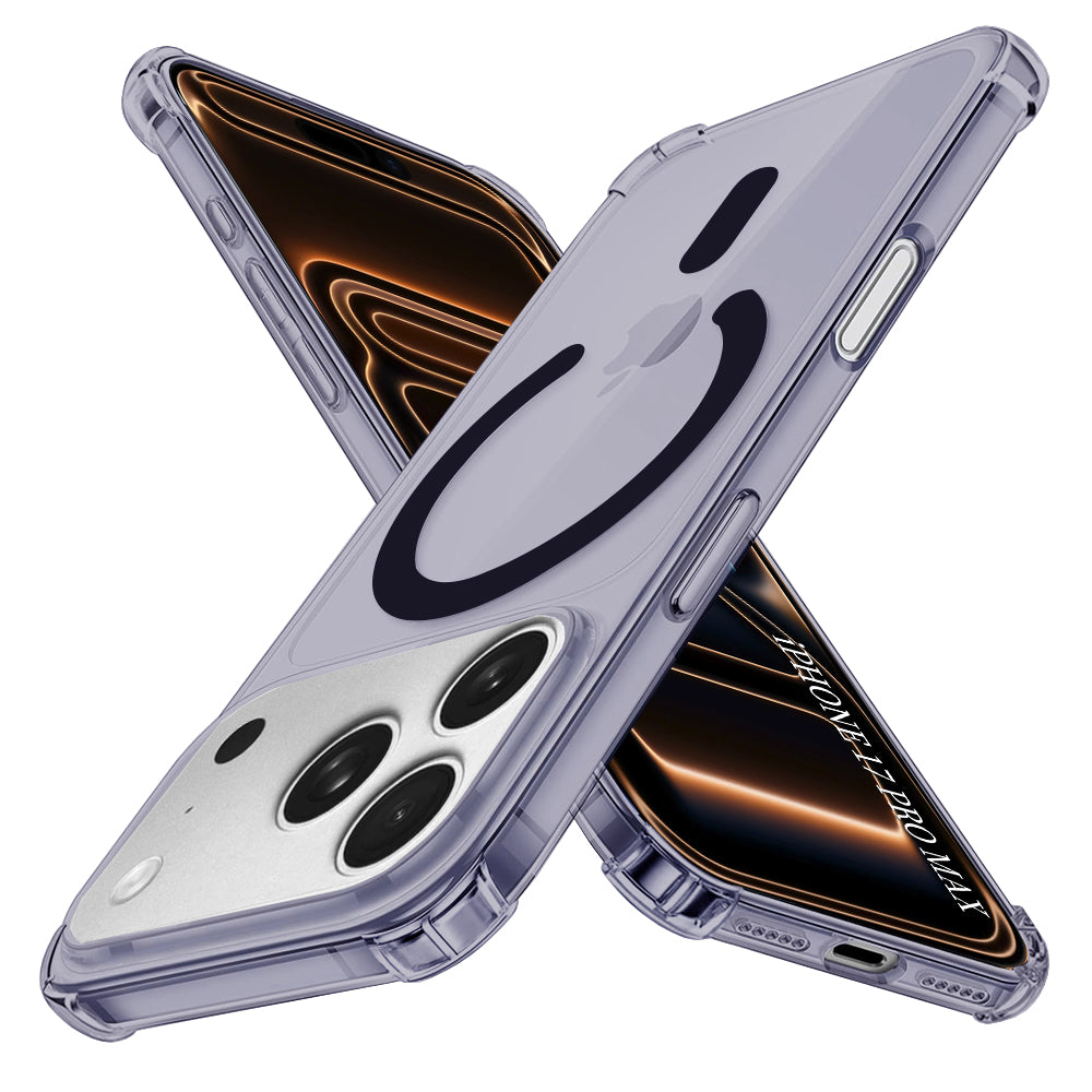MagSafe cover til Apple iPhone 17 Pro Max, Techsuit, Stødsikker, Røgfarvet