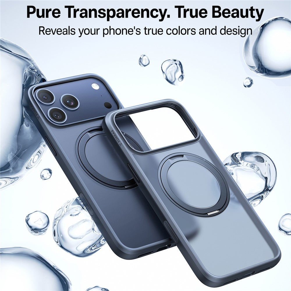 MagSafe cover til Apple iPhone 17 Pro Max, Torras, Ostand Pro, Sort