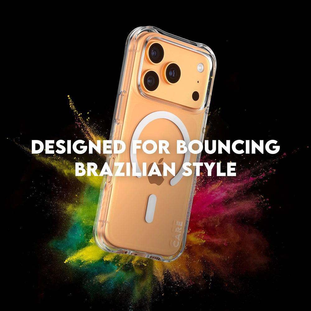 MagSafe cover til Apple iPhone 17 Pro, PanzerGlass, Fashionable Care, Hvid Transparent