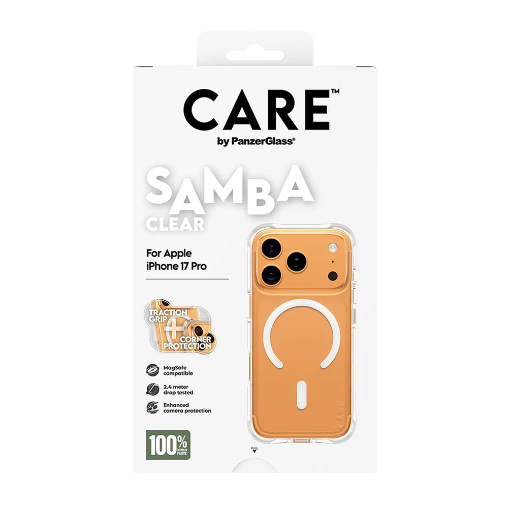 MagSafe cover til Apple iPhone 17 Pro, PanzerGlass, Fashionable Care, Hvid Transparent