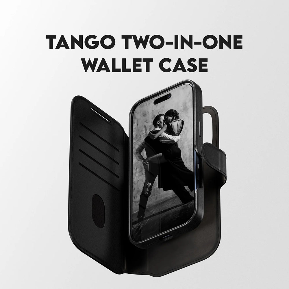 MagSafe cover til Apple iPhone 17 Pro, PanzerGlass, Care Feature Tango Two-in-One, Sort