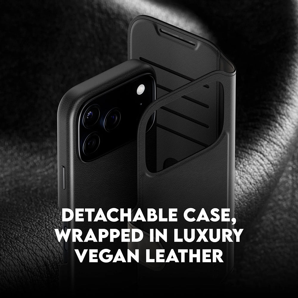 MagSafe cover til Apple iPhone 17 Pro, PanzerGlass, Care Feature Tango Two-in-One, Sort