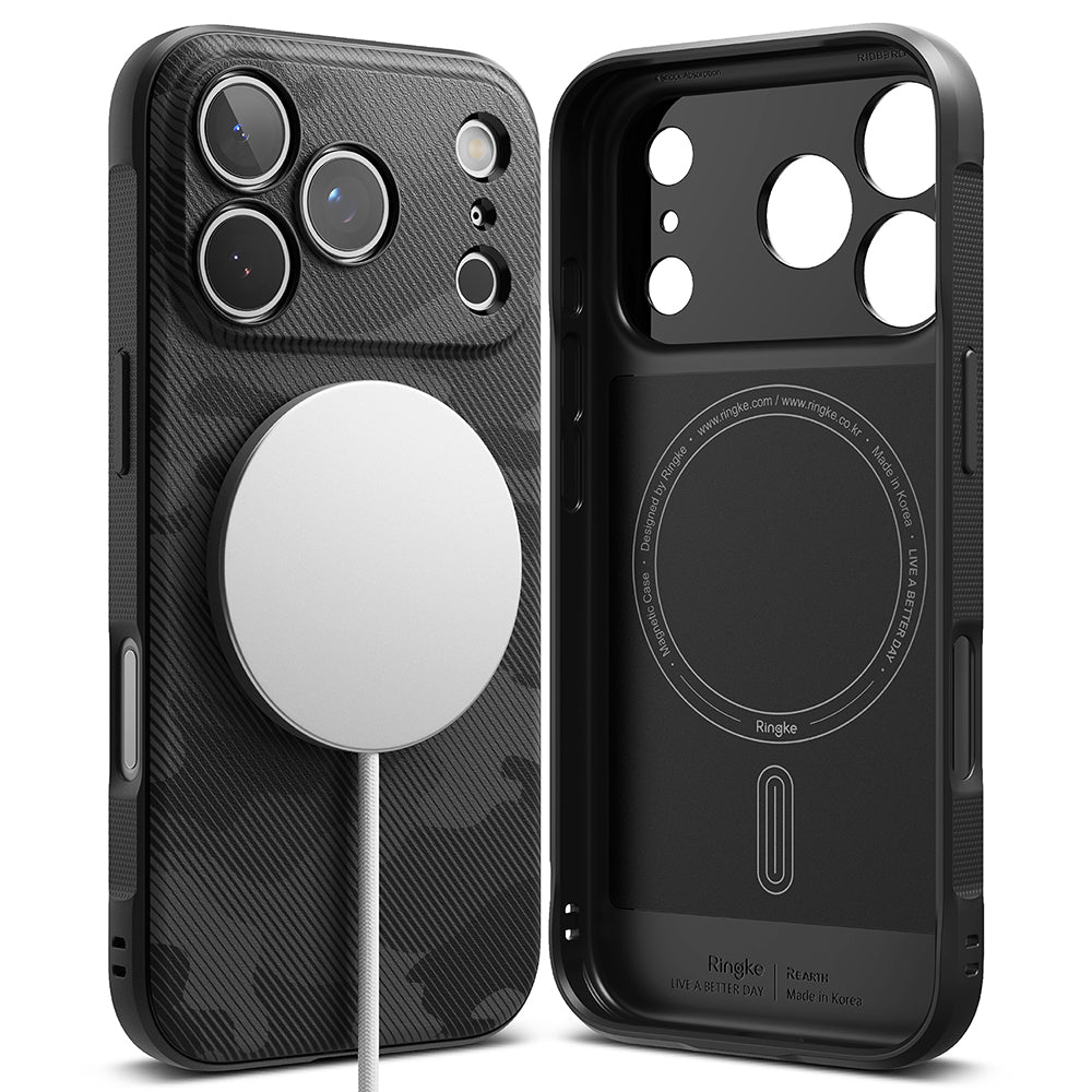 MagSafe cover til Apple iPhone 17 Pro, Ringke, Onyx, Camouflage