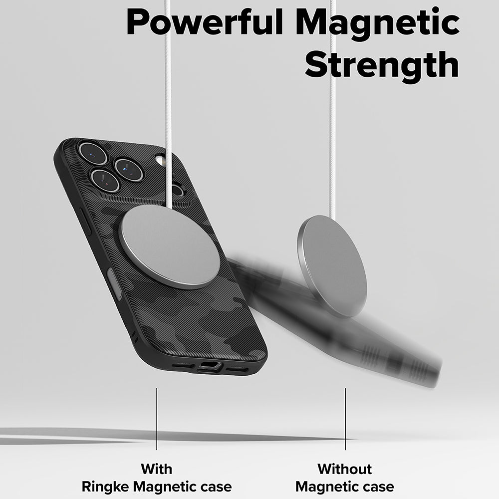 MagSafe cover til Apple iPhone 17 Pro, Ringke, Onyx, Camouflage