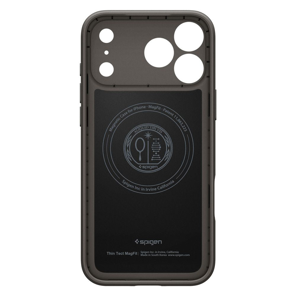 MagSafe Case for Apple iPhone 17 Pro, Spigen, Thin Fit, Gray ACS10341