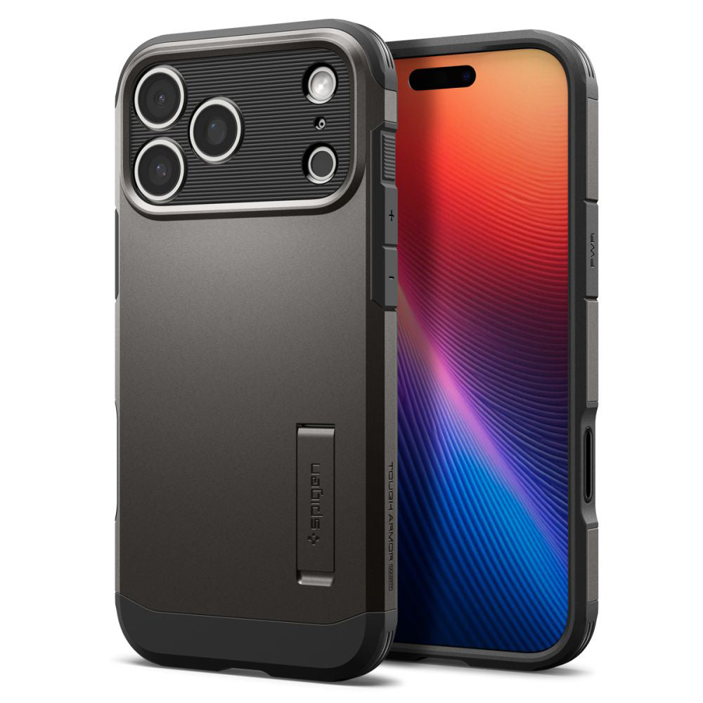 MagSafe cover til Apple iPhone 17 Pro, Spigen, Tough Armor T, Grå ACS10362