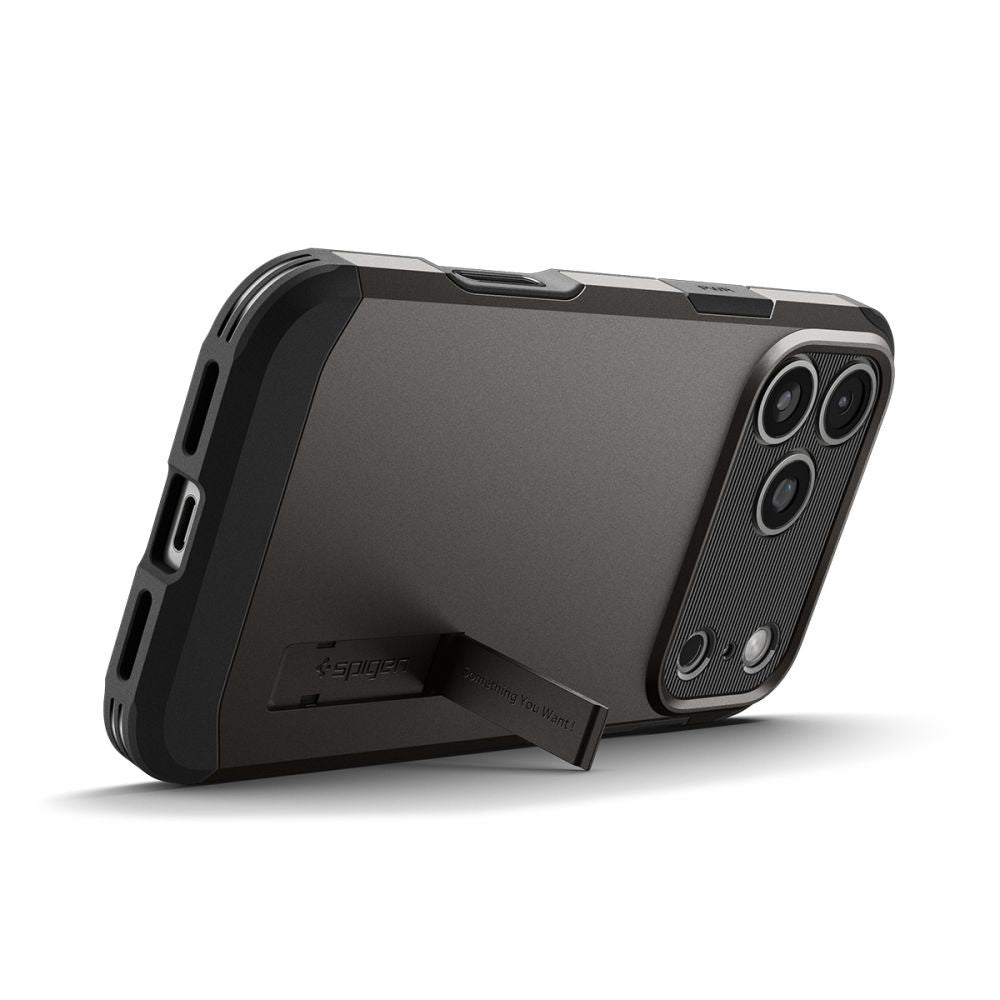 MagSafe cover til Apple iPhone 17 Pro, Spigen, Tough Armor T, Grå ACS10362