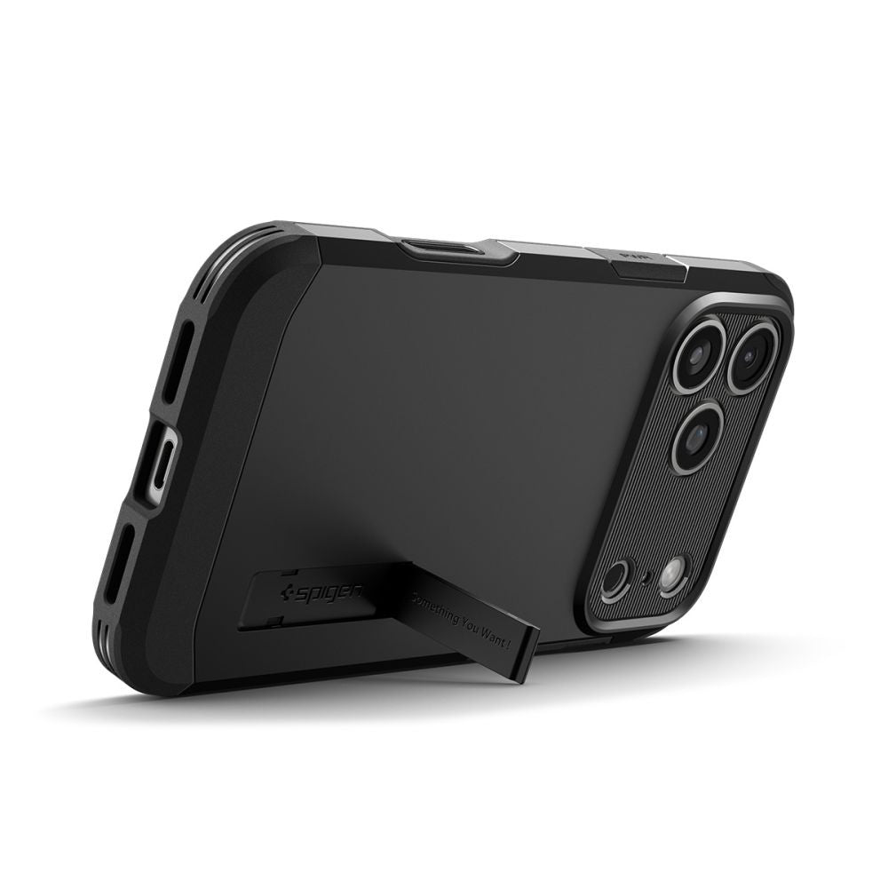 MagSafe cover til Apple iPhone 17 Pro, Spigen, Tough Armor T, Sort ACS10361