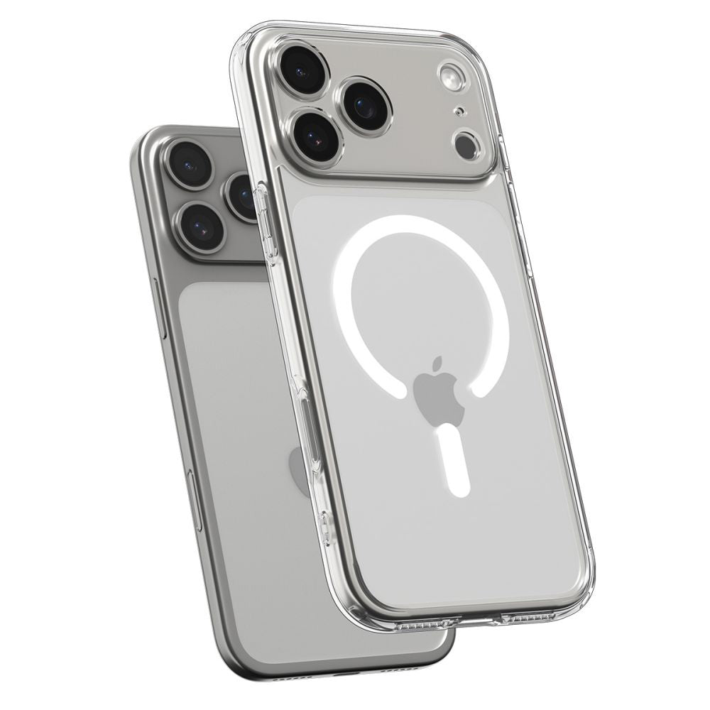 MagSafe cover til Apple iPhone 17 Pro, Spigen, Ultra Hybrid, Hvid ACS10346