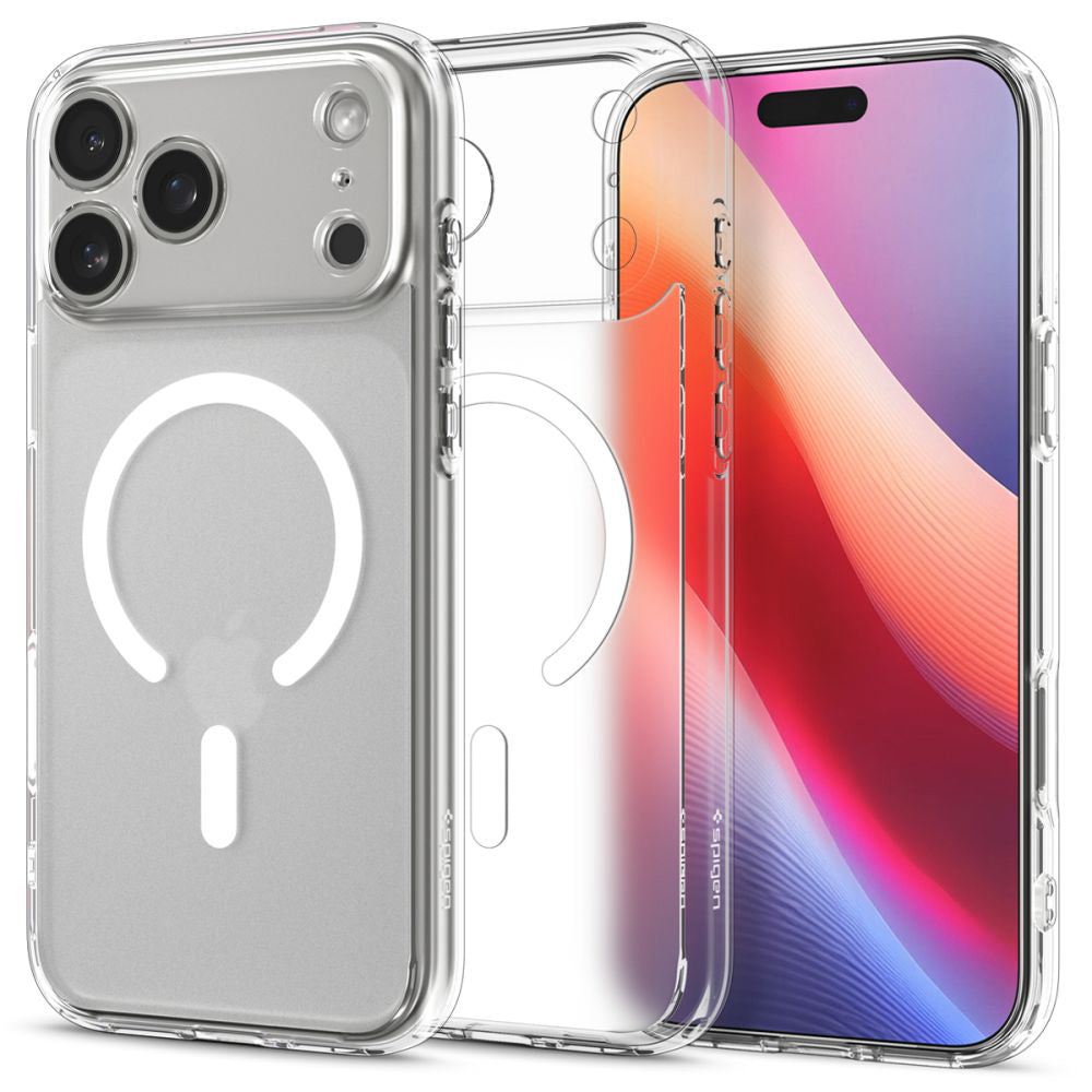 MagSafe cover til Apple iPhone 17 Pro, Spigen, Ultra Hybrid, Satineret Hvid ACS10350