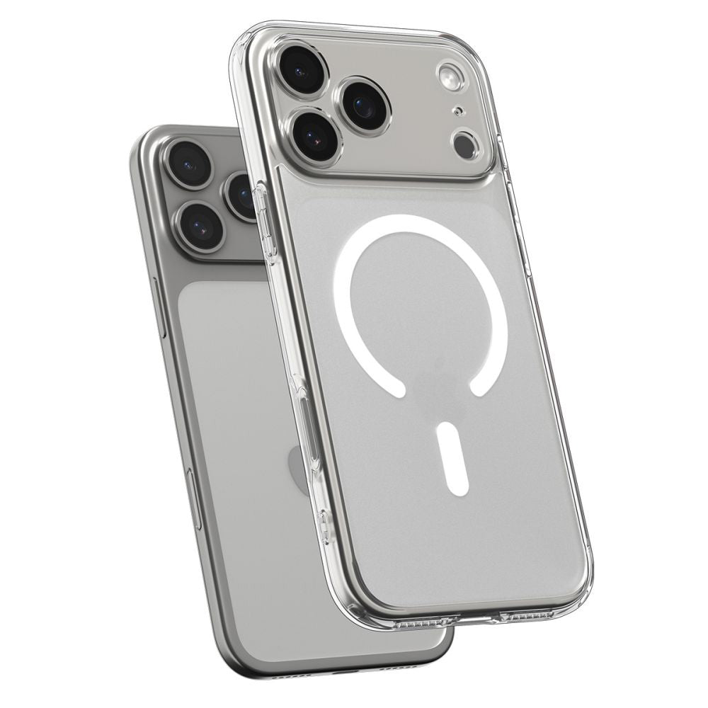 MagSafe cover til Apple iPhone 17 Pro, Spigen, Ultra Hybrid, Satineret Hvid ACS10350
