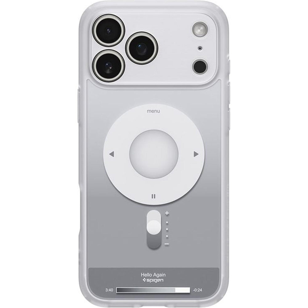MagSafe cover til Apple iPhone 17 Pro, Spigen, Ultra Hybrid Classic, Sølvfarvet